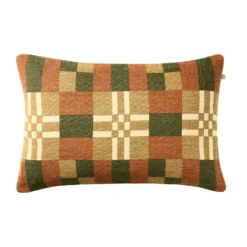 Ravi kuddfodral, Apricot Orange-Cactus Green-Khaki, 40x60 cm