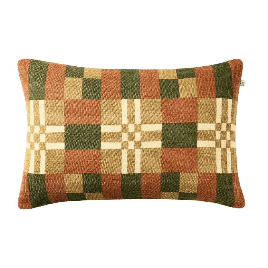 Ravi kuddfodral, Apricot Orange-Cactus Green-Khaki, 40x60 cm