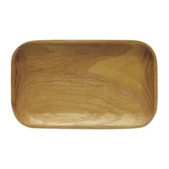 Raw bricka 10x17 cm, Teak