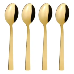 Raw dessertsked 4-pack, Guld