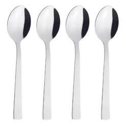 Raw dessertsked 4-pack, Rostfritt stål