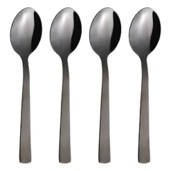 Raw dessertsked 4-pack, Svart