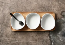 Raw dessertsked 4-pack, Svart