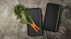 Raw fat 18x34 cm 2-pack, Titanium Black