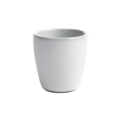 Raw äggkopp stengods, Arctic white