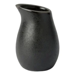 Raw gräddkanna stengods 20 cl, Titanium Black