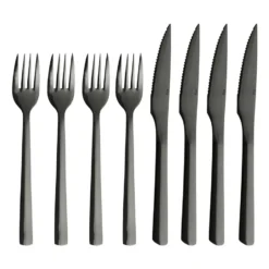 Raw grillbestick 8 delar, Svart
