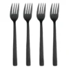 Raw matgaffel 4-pack, Svart