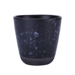 Raw mugg 30 cl, svart med prickar