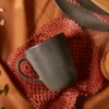 Raw mugg med handtag 35 cl, Forest brown