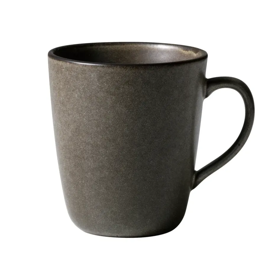 Raw mugg med handtag 35 cl, Forest brown