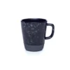 Raw mugg med handtag 30 cl, svart med prickar
