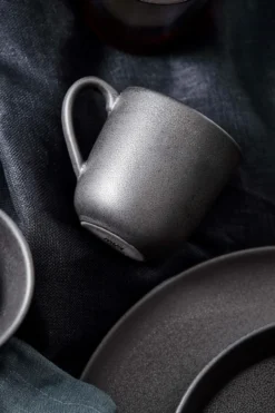 Raw mugg med handtag 20 cl, Titanium black