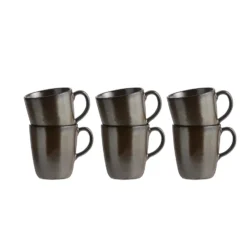 Raw mugg med öra 30 cl 6-pack, Brown