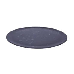 Raw serveringsfat Ø42 cm, svart med prickar