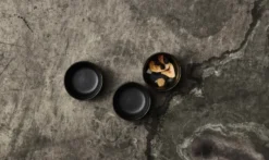Raw skål mini Ø7,5 cm 3-pack, Titanium Black