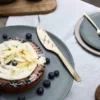 Raw tårtkniv, Champagne-guld