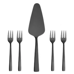 Raw tårtset 5 delar, Svart