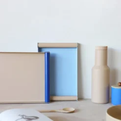 Ray serveringsbricka large, Beige-blue