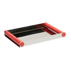 Ray tray disco bricka 20,5x30 cm, Red coral,-rostfritt stål