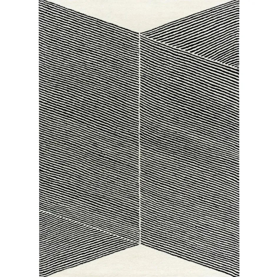 Rectangles ullmatta naturvit, 200x300 cm