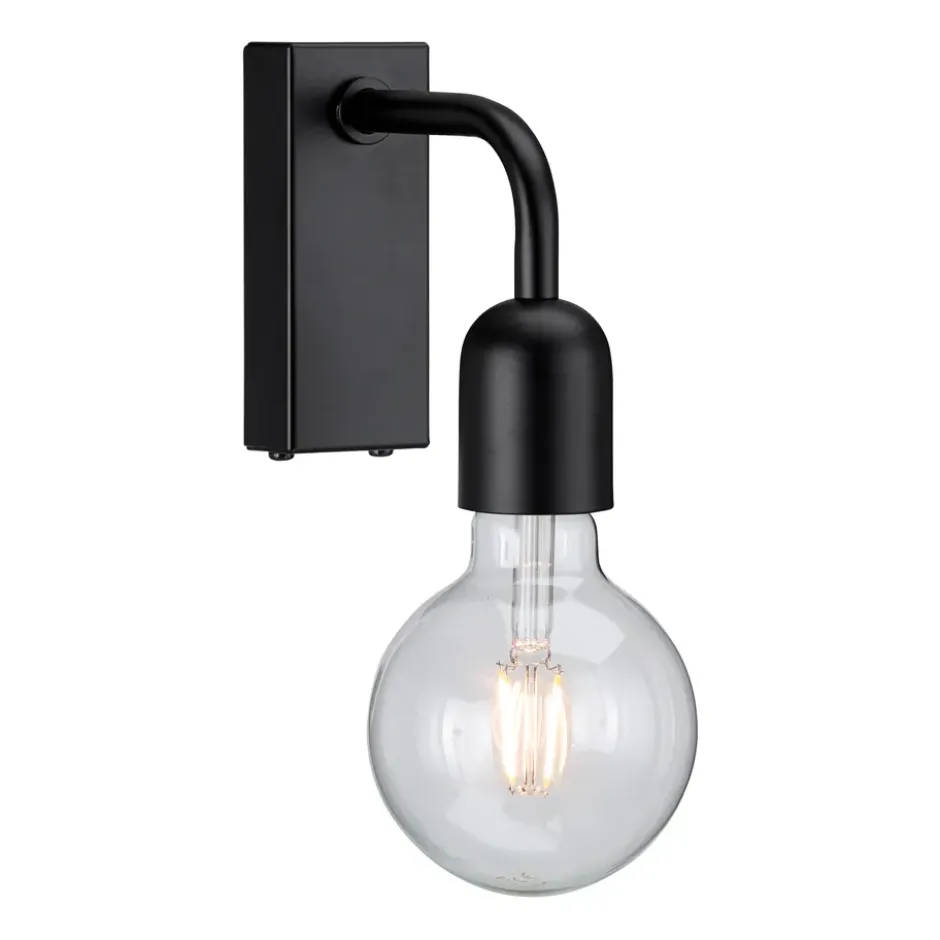 Regal 1 vägglampa 12,9 cm, Mattsvart