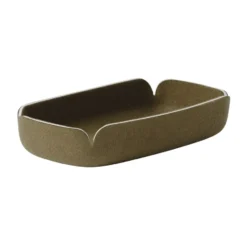 Restore bricka 15,5x28 cm, Brown green