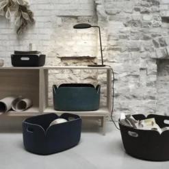 Restore förvaringskorg, Midnight blue (blå)