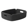 Restore tray förvaringskorg låg, Black melange (svart)