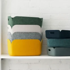 Restore tray förvaringskorg låg, Midnight blue (blå)