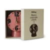 Retro keramikklocka 16,2 cm, Pink