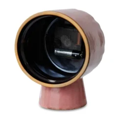Retro keramikklocka 16,2 cm, Pink