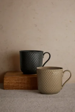 Rhombe Earth mugg 39 cl, Slate