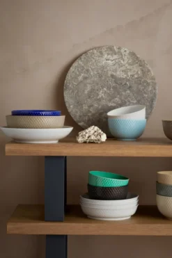 Rhombe Earth skål Ø11 cm, Slate