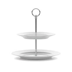 Rhombe kakfat Ø 27 cm, vit