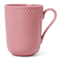 Rhombe mugg med handtag 33 cl, Rosa