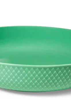 Rhombe Serveringsskål Ø28 cm, Grön