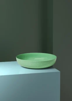Rhombe Serveringsskål Ø28 cm, Grön