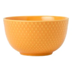 Rhombe skål Ø11 cm, Gul