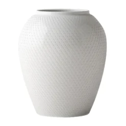 Rhombe vas Ø21,5 cm, Vit