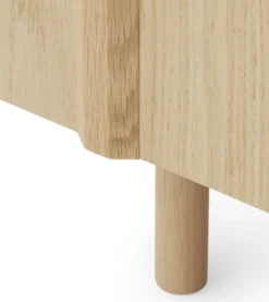 Rib sideboard 45x159 cm, Oak