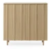 Rib skåp 96x98,5 cm, Oak