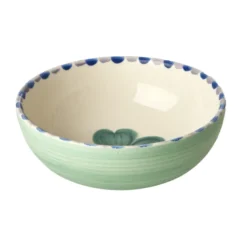 Rice keramikskål 35 cl, Good Luck Clover-Soft green