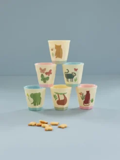 Rice melaminkopp small 6-pack, Sweet Jungle