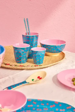 Rice melaminskål medium, Körsbär