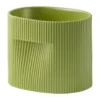 Ridge kruka 15 cm, Moss green