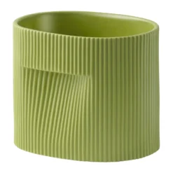 Ridge kruka 15 cm, Moss green