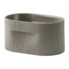 Ridge kruka 13 cm, Taupe