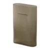Ridge vas frostat glas 35 cm, Taupe