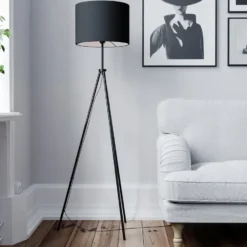 Rina golvlampa, Svart